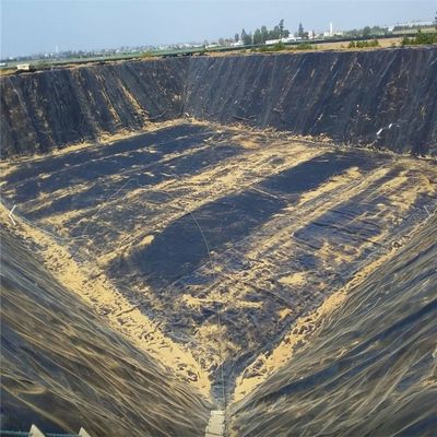 Geomembrane van HDPE-damliner voor damproject Lengte volgens de eisen van de klant