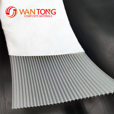 4 mm hoog PVD geprefabriceerde verticale afvoer Wick drain voor bouwprojectbehoeften