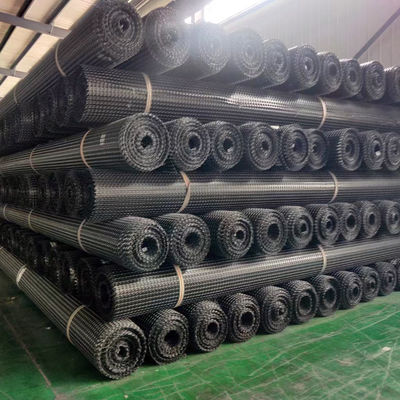 Stabilisator van de weggrond essentieel kunststof PP Bi-axiale geogrid met een maasgrootte van 25,4*25,4 mm