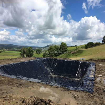 0Geomembranen voor de landbouw LDPE/LLDPE/PVC/HDPE Materiaal Impermeabel