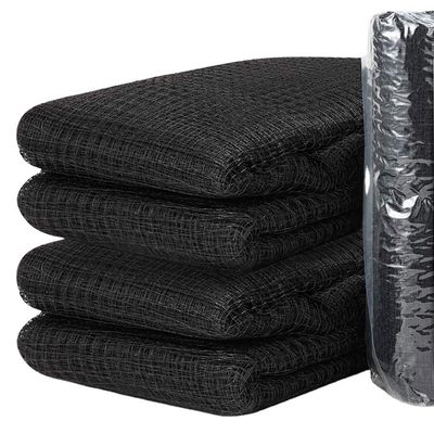 7*100ft PP materiaal Extruded Mesh Anti Mole Netting Zwart Plastic Net voor landbouw