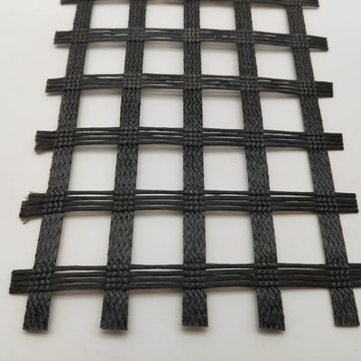 50/50 kn Geogrid van glasvezel Geotextiel van niet-geweven composiet voor versterking van het pavingnet