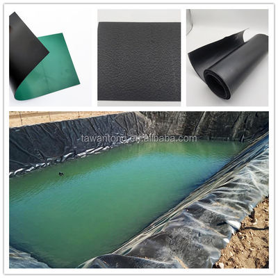 Chinese ontwerpstijl 2 mm zwart HDPE-geomembraan met CE-certificering en ISO