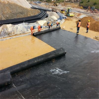 2 mm dik zwart HDPE geomembraan van kunststof voor vishouderij dam water tank vijver Liner verkoop