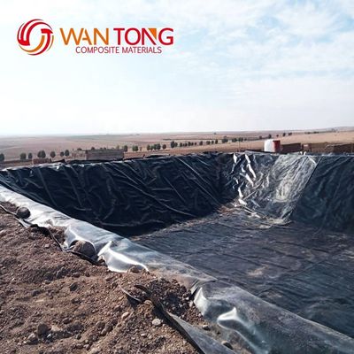 0.5mm 0,3mm 1,5mm 2mm 3mm HDPE geomembraan voor vis en garnalen vijver