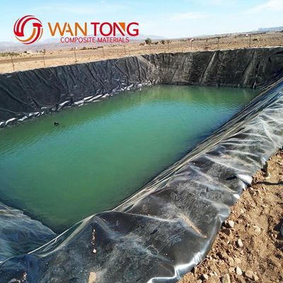 0.5mm 0,3mm 1,5mm 2mm 3mm HDPE geomembraan voor vis en garnalen vijver