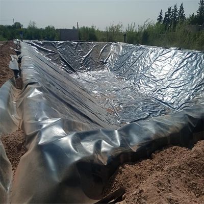Ruwe oppervlakte HDPE Geomembrane Workshop 1,0 mm film blazen voor waterdichte dam bekleding