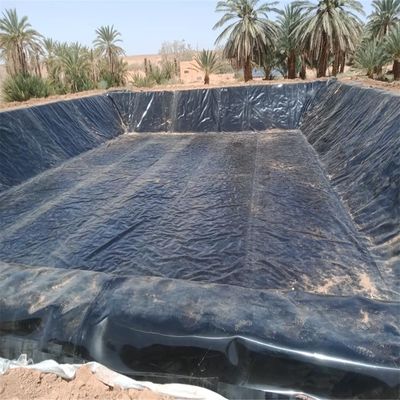 Ruwe oppervlakte HDPE Geomembrane Workshop 1,0 mm film blazen voor waterdichte dam bekleding