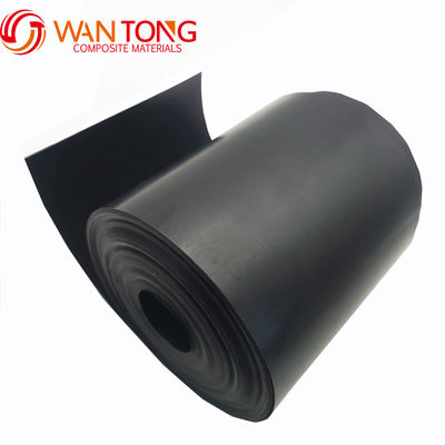 Zwarte HDPE-geomembrane-liner 1 mm voor landbouwpoelen waterdicht 0,5 mm 0,75 mm 1,5 mm