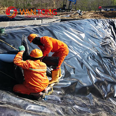 Zwart HDPE-geomembraan voor visdampoelvoering in Chinese ontwerpstijl en 0,1-4 mm