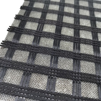 80 kn 120 kn Tensile yield Biaxial/Uniaxial Polyester Pet Geogrid voor wegbouw