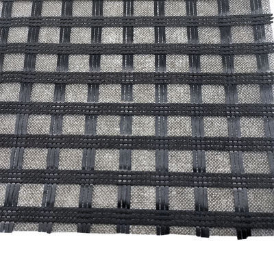 80 kn 120 kn Tensile yield Biaxial/Uniaxial Polyester Pet Geogrid voor wegbouw