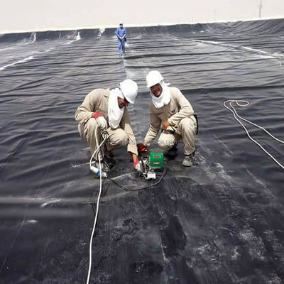 HDPE LDPE LLDPE PVC Geomembrane Liner Pond Voor Fish Shrimp Tank In Indonesië