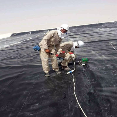 HDPE LDPE LLDPE PVC Geomembrane Liner Pond Voor Fish Shrimp Tank In Indonesië