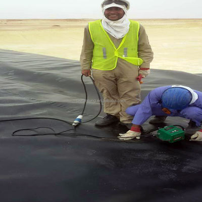 HDPE LDPE LLDPE PVC Geomembrane Liner Pond Voor Fish Shrimp Tank In Indonesië