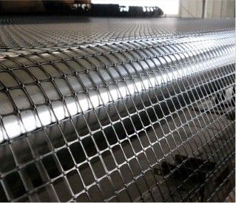Zwart geotextiel niet-geweven bi-axiale kunststof geogrid Geo-grid gestikt tegen scheuren voor asfaltvloer