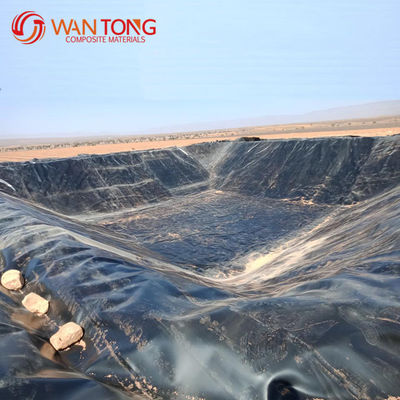 HDPE LDPE LLDPE PVC Geomembrane Liner Pond Voor Fish Shrimp Tank In Indonesië
