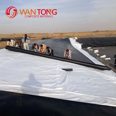 HDPE-geomembrane-liner voor zwembaddammen en landbouwmorgen 100% oorspronkelijke grondstoffen