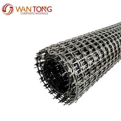Versterking van de weg Bi-axiale geogrid van kunststof 40-40 kn voor wegennet in de bouw