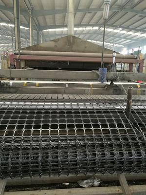 Versterking van de weg Bi-axiale geogrid van kunststof 40-40 kn voor wegennet in de bouw
