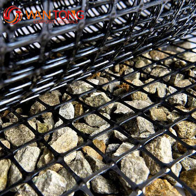 Versterking van de weg Verkoop PP Bi-axiale geogrid plastic voor de bouw van civiele bouw