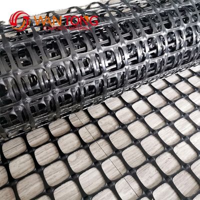 PP Bi-axiale plastics geogrid voor wegbouw en mijnwegversterking