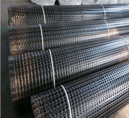 PP Bi-axiale plastics geogrid voor wegbouw en mijnwegversterking