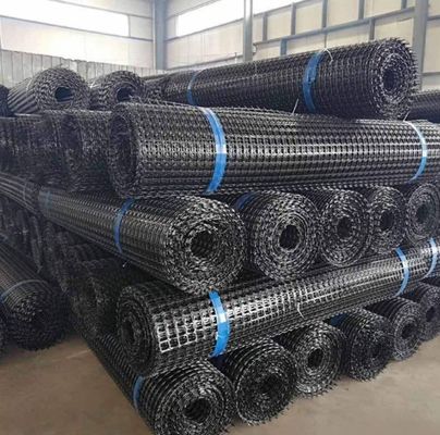 Plastic PP Bi-directional Biaxial Geogrid 20kn 30kn 40kn voor versterking van de wegbasis