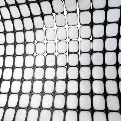 Plastic Road PP Biaxial Geogrid 40/40kn Composite Nonwoven Geotextile voor wegversterking