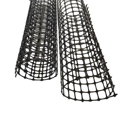 Strengte 40/40 kn Polypropyleen Plastic Geogrid Biaxial PP Geogrid voor inspectie ter plaatse