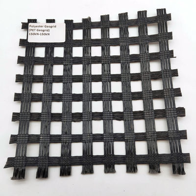 Geo-grid van gele 50KN met bitumen gecoat glasvezel voor wegversterking in Chinees ontwerp