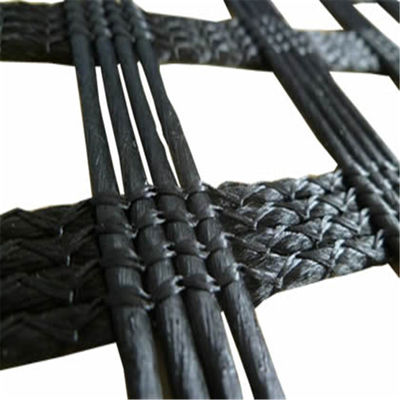Versterking van het wegdek 60 kn Glasvezel Biaxial Geogrid met ISO-certificering
