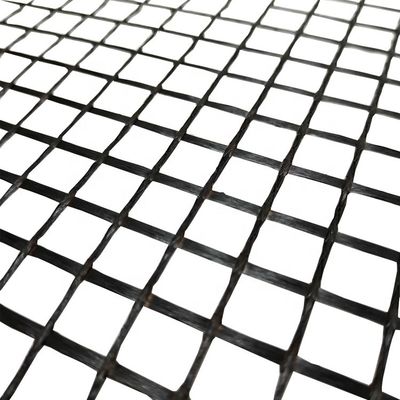 80-80 PET-geogrid voor verharding van de weg en training ter plaatse