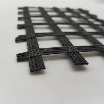 ISO-standaard Geocomposite Geogrid van glasvezel voor asfaltlaagversterking 50/50kn