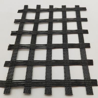 ISO-standaard Geocomposite Geogrid van glasvezel voor asfaltlaagversterking 50/50kn