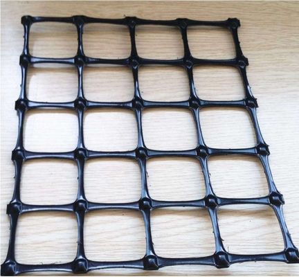 1-6 m Breedte 30 kn Plastic PP Bi-axiale geogrid Geotextiel voor wegbouw