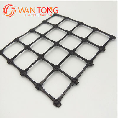 1-6m Breedte Zwart Niet-geweven geotextiel geotextiel composiet PP Plastic 25kn Biaxiaal geogrid voor wegversterking Verkoop
