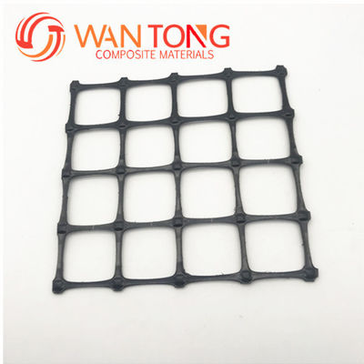 1-6m Breedte Zwart Niet-geweven geotextiel geotextiel composiet PP Plastic 25kn Biaxiaal geogrid voor wegversterking Verkoop
