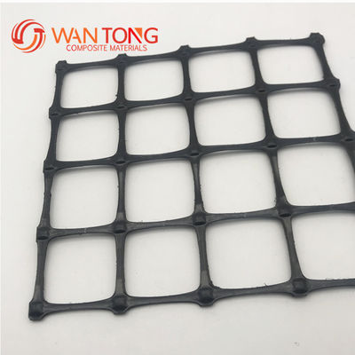 1-6m Breedte Zwart Niet-geweven geotextiel geotextiel composiet PP Plastic 25kn Biaxiaal geogrid voor wegversterking Verkoop