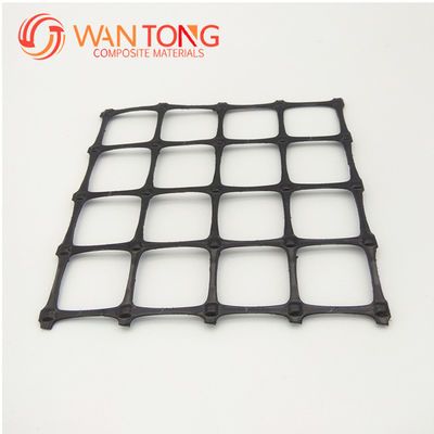 1-6m Breedte Zwart Niet-geweven geotextiel geotextiel composiet PP Plastic 25kn Biaxiaal geogrid voor wegversterking Verkoop