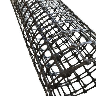1-6 m breedte Biaxiaal PP polypropyleen geogrid composiet geotextiel voor wegbasis