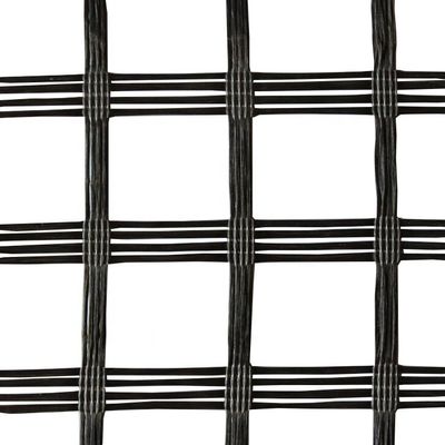80 kn glasvezel mesh geogrid voor roadbed solidificatie in biaxial polyester