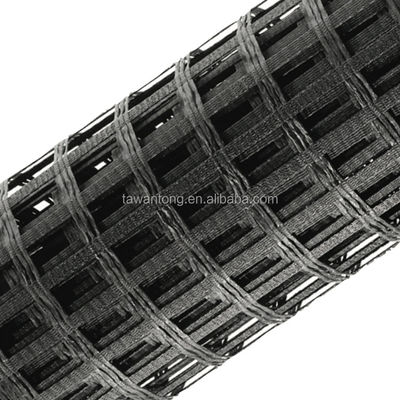 Wegbouw Geogrid 50 kn Treksterkte 80-80 PET voor solidificatie van de weg