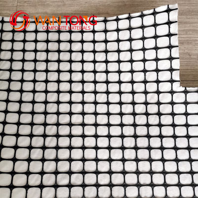 Zwart Wantong Composite PP Biaksiale Geogrid voor de wegbouw