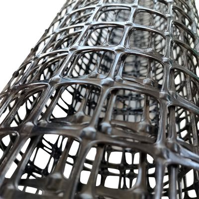 Installatie ter plaatse Hoge sterkte 30kN/m PP Biaksiale geogrid voor stabilisatie van de oprit