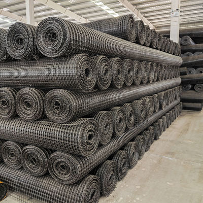 Installatie ter plaatse Hoge sterkte 30kN/m PP Biaksiale geogrid voor stabilisatie van de oprit