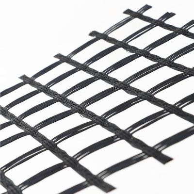 Polyester Bi-axial Geogrid met CE/ISO9001-certificering Mesh Grootte 25mm*25mm's Leading