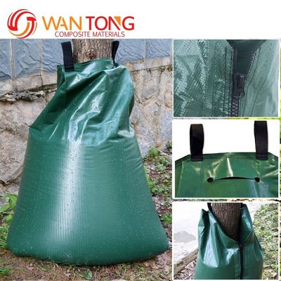 Een handige 75L capaciteit PVC-doek voor het water geven van bomen met druppelbewatering voor 650g bomen