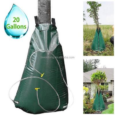 Langzame afgifte waterzak met twee afvoerbuizen 20 liter PVC boom waterzak 500 gram