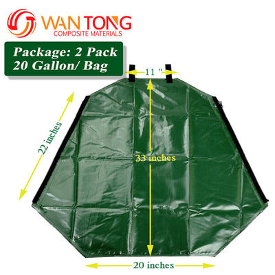 20 gallon langzaam loslaten boom waterzak gemaakt van duurzaam PVC materiaal met rits